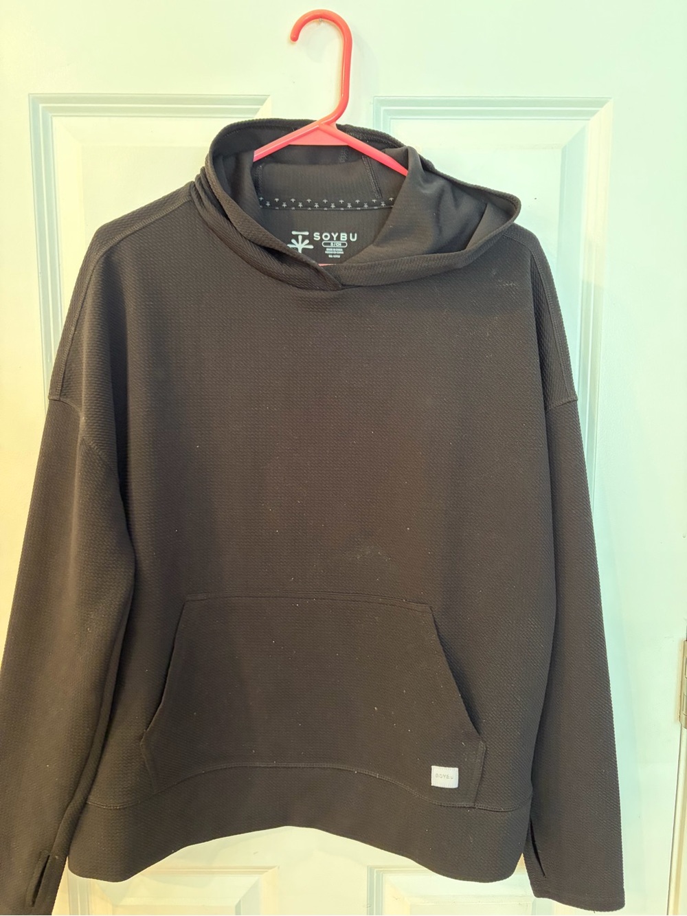 Soybu Black Women’s Hooded Pullover